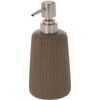 Seifenspender Streifen Braun, 7 x 18 cm