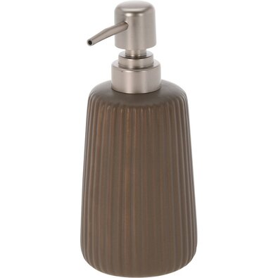 Seifenspender Streifen Braun, 7 x 18 cm