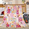Bellatex odeja Ella Patchwork roza, 100 x 155 cm