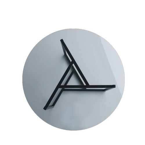 Măsuță de cafea Trio Black cu sticlă fumurie