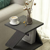 Odkládací stolek Albeni Black Wooden