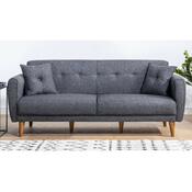 Ausziehbare Couch Aria Dark Grey