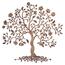Самоклеюча прикраса Tree of life, 30 х 30 см
