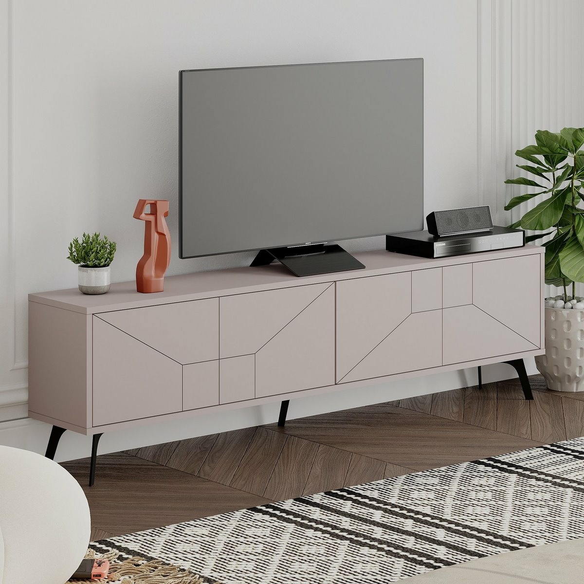 Televízny stolík Dune Light Mocha