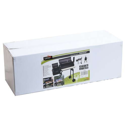 Cattara Žar na lesni oglje s kadilnico Smokie, 100x 55 x 113 cm