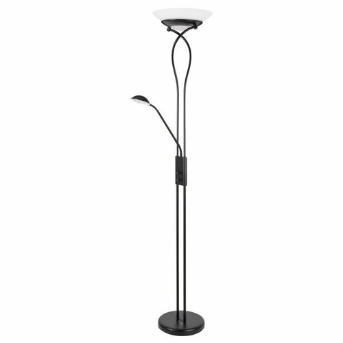 Obrázok Rabalux Rabalux 4554 - Stojacia lampa GAMMA TREND 2xE27/15W+1xG9/40W/230V čierna RL4554