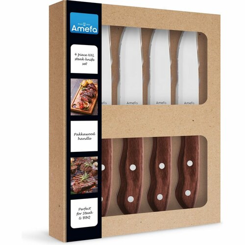 Amefa Steakmesser-Set Hercule, 4 Stück