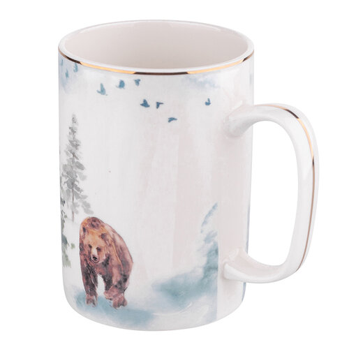 Obrázok Misty Forest Porcelánový hrnček Bear, 300 ml