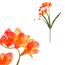 Kunstblume Freesie, orange, 15 x 5 x 60 cm