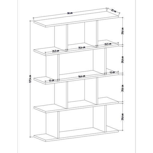 Biblioteczka Harmon Oak