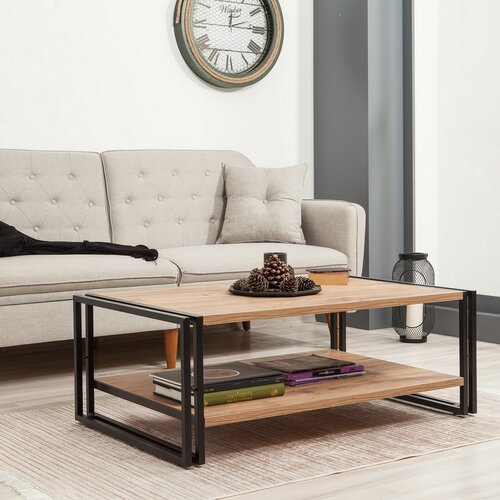 Couchtisch Cosmo Atlantic Pine and Black