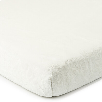 Cearşaf de pat 4Home microflanel alb, 90 x 200 cm