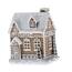 Casă de turtă dulce LED de Crăciun, 8,1 x 10,3 x 6cm, poliresină