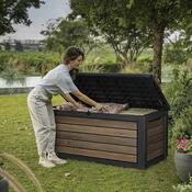 Keter cutie de depozitare pentru grădină Deco 630 l, maro