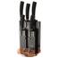 Berlinger Haus 6-teiliges Messerset im StänderBlack Rose Collection