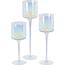 Set de sfeșnice decorative din sticlă Home andStyling, 3 bucăți