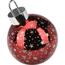 Xmas ball karácsonyi LED dísz piros, átmérő 15 cm