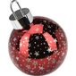 Xmas ball karácsonyi LED dísz piros, átmérő 15 cm