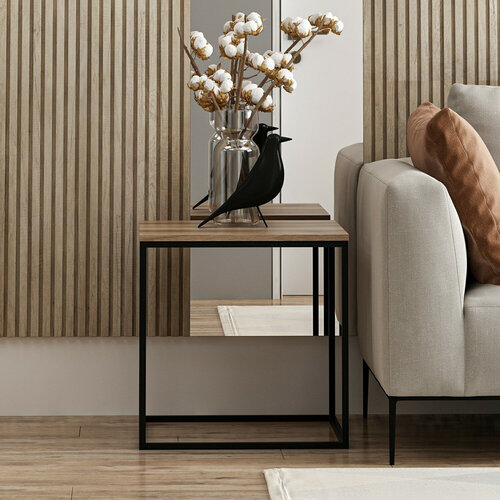 Beistelltischtisch Basak Walnut