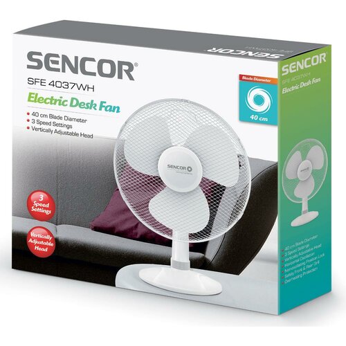 Sencor SFE 4037WH-EUE3 stolní ventilátor