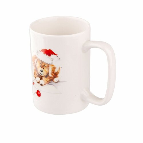 Altom Porcelanasti vrč Xmas Dog D, 300 ml