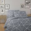 Lenjerie de pat din bumbac Kvalitex Nordic Grid