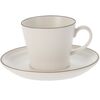 Porcelanová skodelica s podšálkom, 200 ml