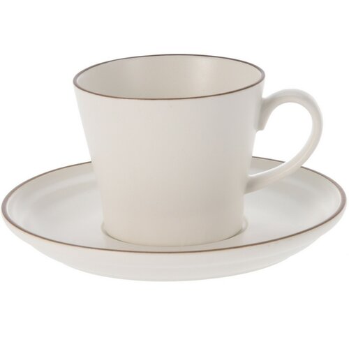 Porcelanová skodelica s podšálkom, 200 ml