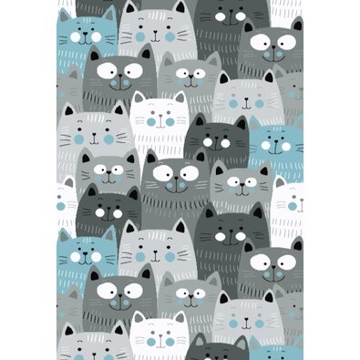 Covor pentru copii Kiddo 1079 albastru, 120 x 170cm