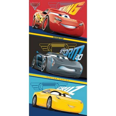 Cars 3 törölköző, 70 x 140 cm