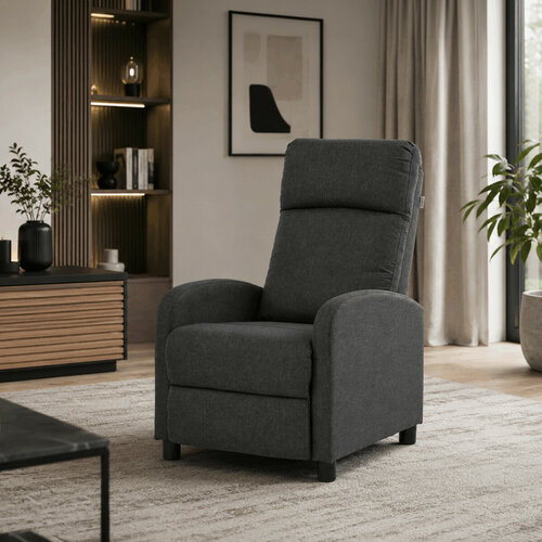 Polohovací křeslo COMFORT, šedá