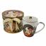 Kubek porcelanowy Alfons Mucha 340 ml w pudełku prezentowym