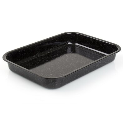 Banquet CULINARIA Black zománcozott sütőteps 42 x29 x 6 cm