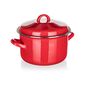 Banquet Emaille-Topf mit Deckel Milton red, 20 cm, 3,4 l