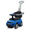 Detské hopsadlo na hranie Baby Mix s vodiacoutyčou SUV 3v1 Prime, modré