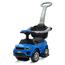 Baby Mix Odpychacz grający dla dzieci z prowadnicą SUV 3w1 Prime, niebieski