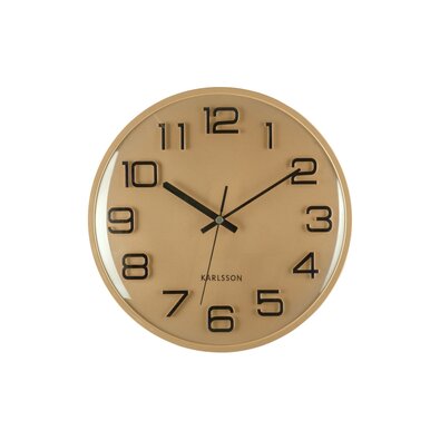 Karlsson 6022GD design falióra arany, átmérő 30 cm