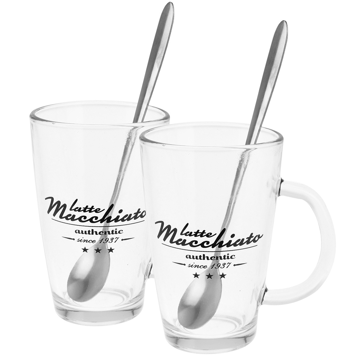 Zestaw szklanek z uchwytem do Latte Macchiato 300 ml, 2 szt.