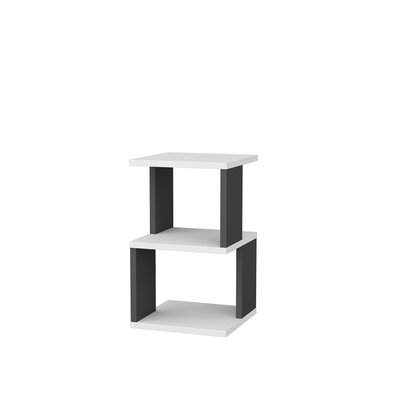 Приліжковий столик Carter White Anthracite