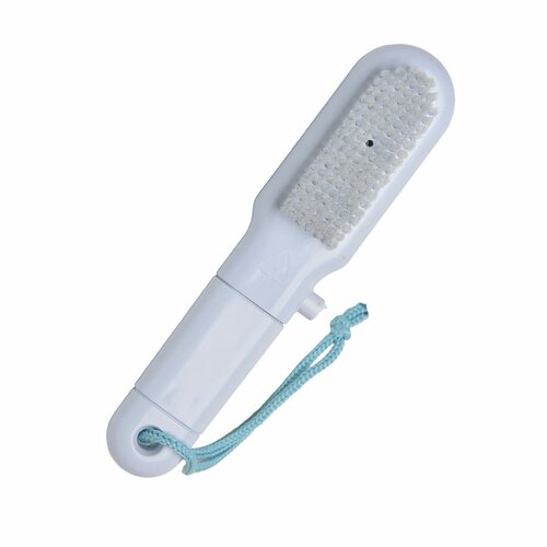 Krtačka in pemza za noge z dozirnikom za milo