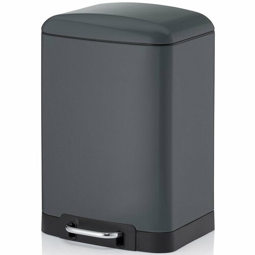Kela Odpadkový kôš DAVINO 12 l, tmavosivá