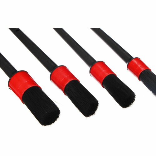 Set de perii moi de precizie Sixtol pentrucurățare CAR DETAILING BRUSH 5 SOFT, 5 buc