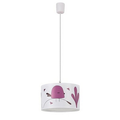 Rabalux 72069 dziecięca lampa wisząca Fowly, biały