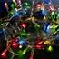 Karácsonyi fényfüzér 120 LED-es, 18 m, színes