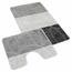 Set de covorașe de baie Kvalitex Geometrie gri, 60 x 100 cm, 60 x 50 cm