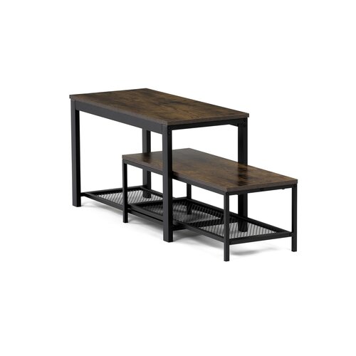 Schuhregal, 2-teiliges Set, Altholz