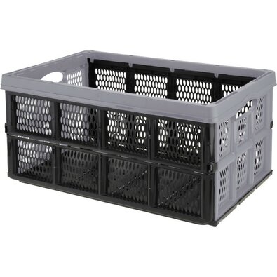 Zložljiva transportna zaboj, 48 x 35 x 24 cm,antracit