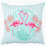 Poszewka na poduszkę Flamingi niebieski, 40 x 40 cm