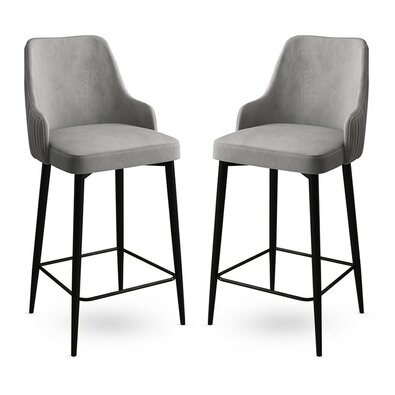 Set de scaune de bar Enox Grey, 2 buc.