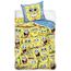 Detské bavlnené obliečky Sponge Bob Kam sa pozrieš, 140 x 200 cm, 70 x 90 cm